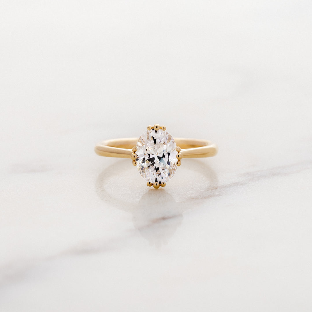Tulip Oval Solitaire
