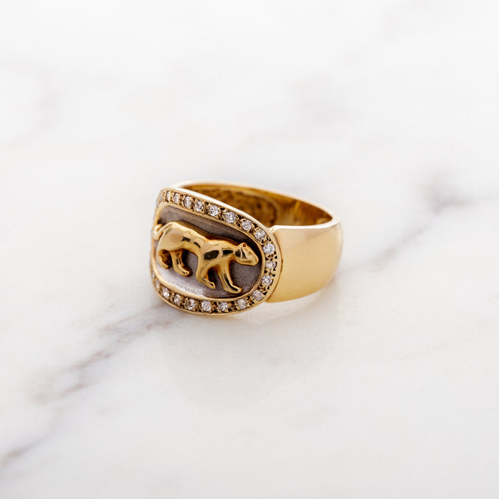 Vintage Panther Ring