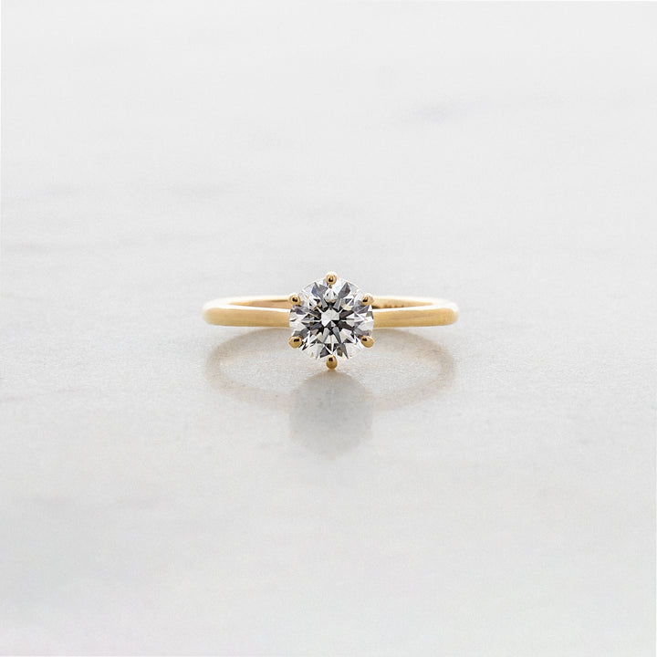 Rose 6 Prong Round Solitaire