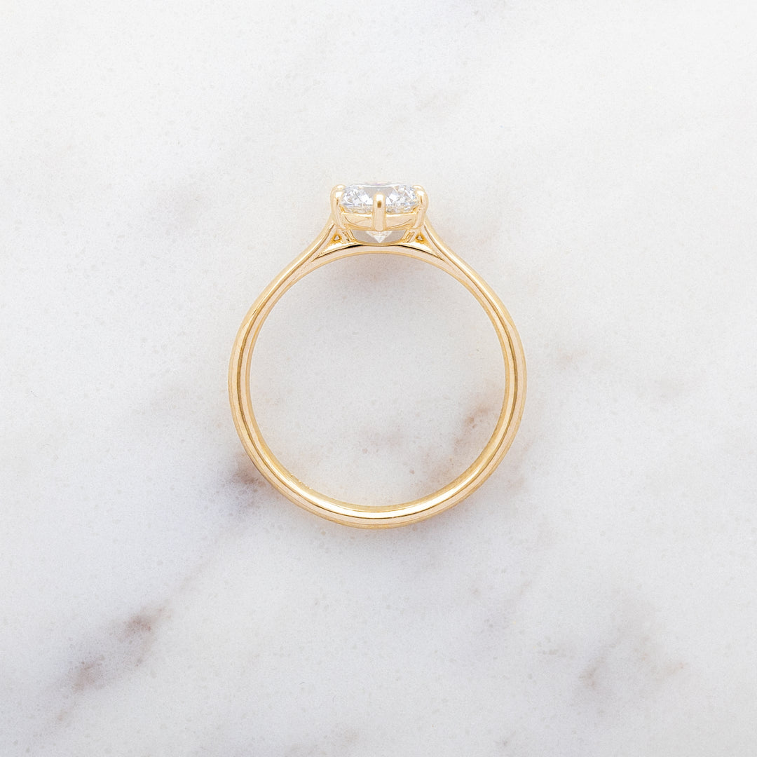 Rose 6 Prong Round Solitaire