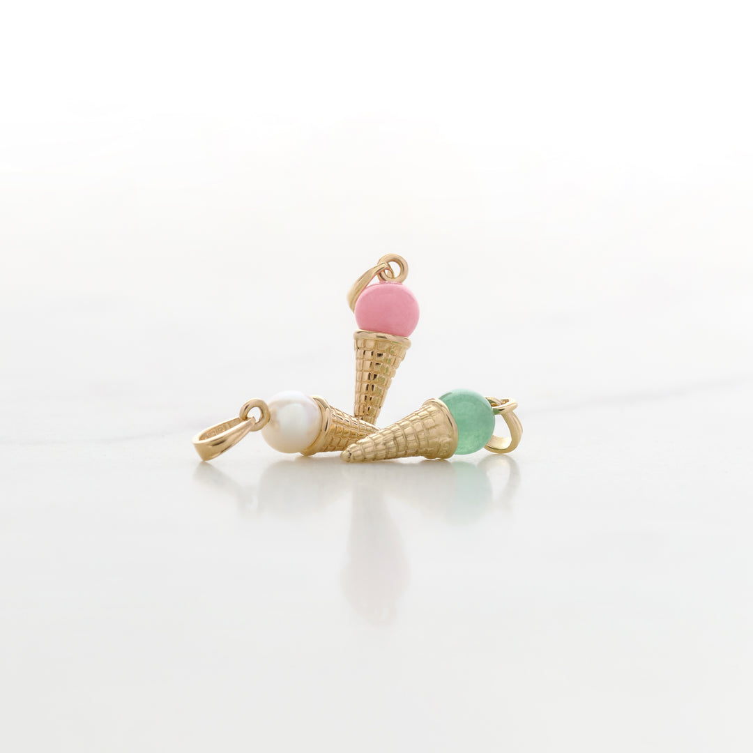 Ice Cream Cone Charm