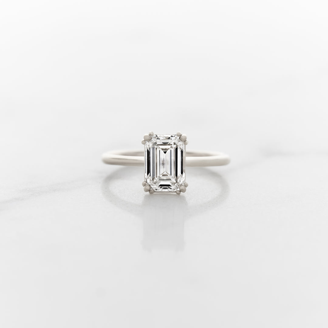 Tulip Emerald Cut Solitaire