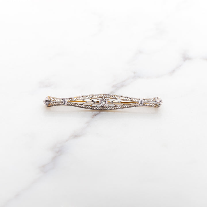 Art Deco Wheat Pin