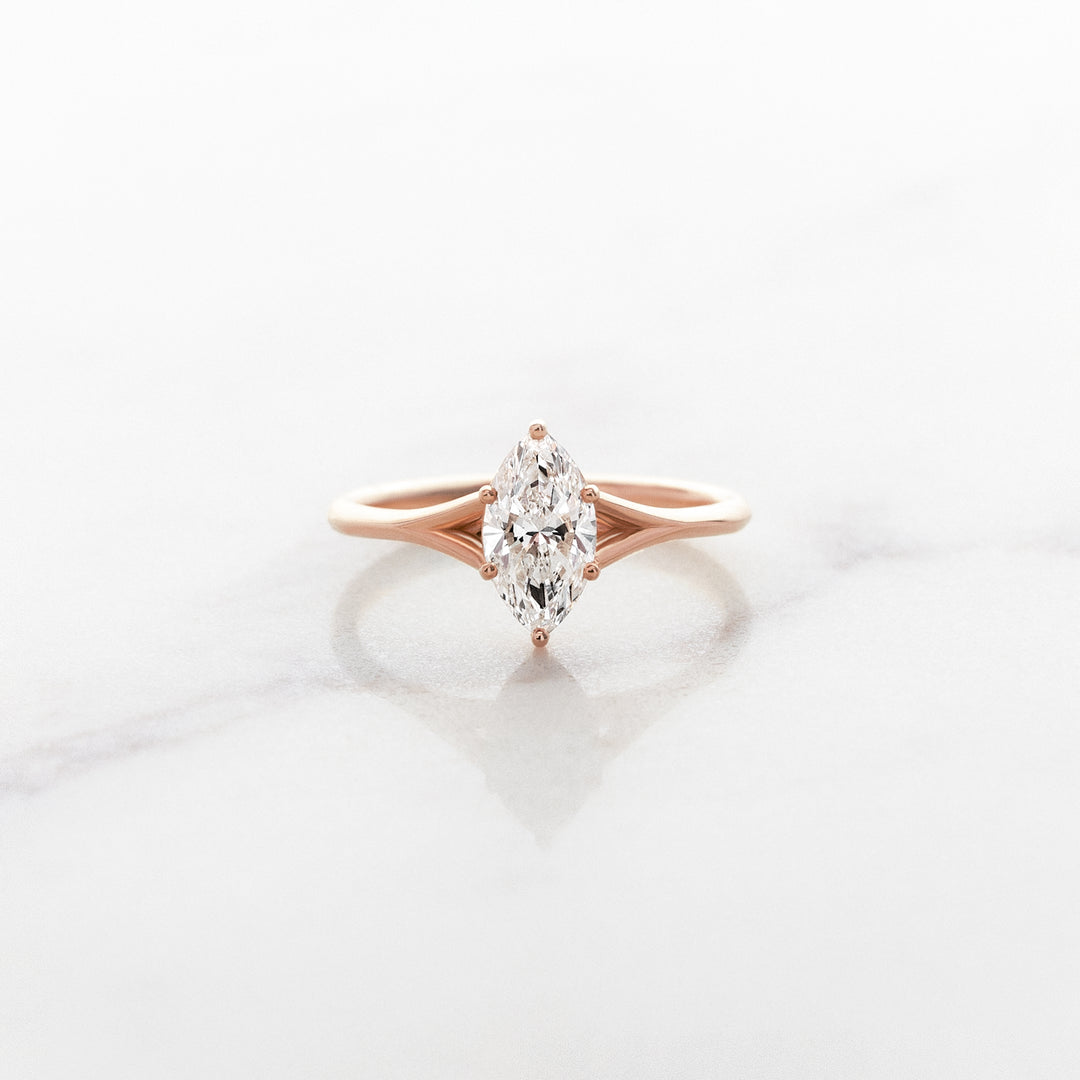 Orchid Marquise Solitaire