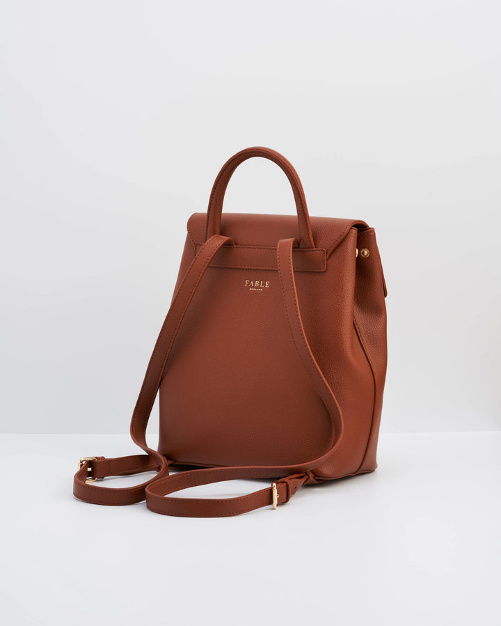 Tan Small Backpack