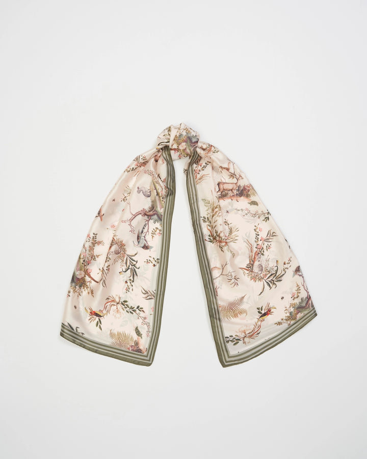 Fable Wonderland Toile Silky Scarf