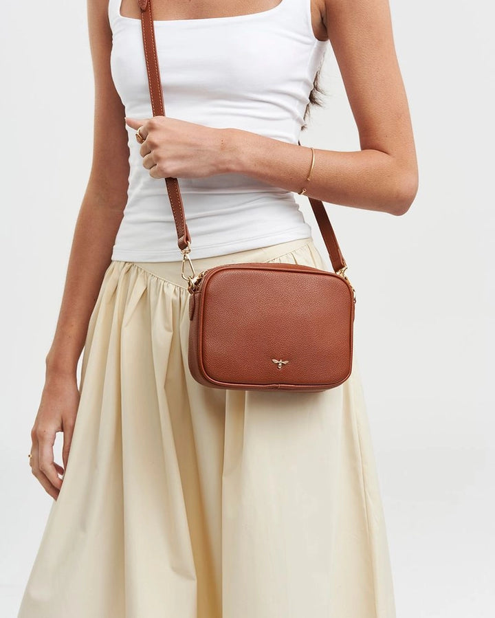 Tan Camera Bag