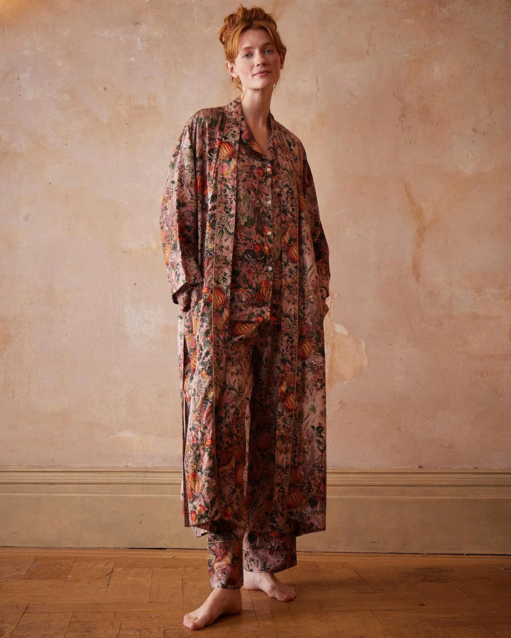 Nocturnal Garden Pink Lady Robe