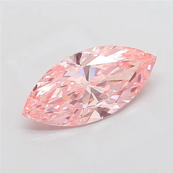 2.50ct Marquise Lab Grown Diamond (Colour Fancy Vivid Pink, Clarity VS1, IGI Certified)