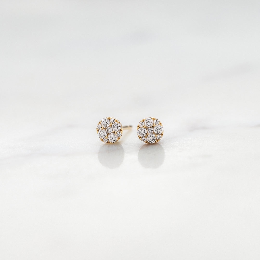 Petite Bouquet Heirloom Diamond Earrings
