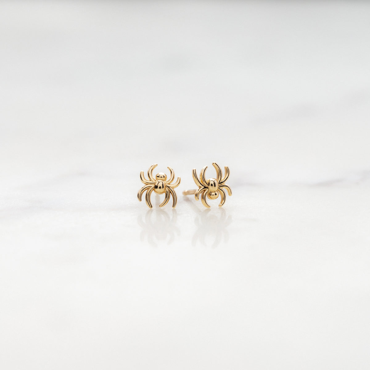 Petite Spider Stud Earrings