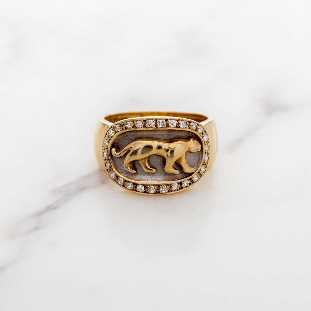 Vintage Panther Ring