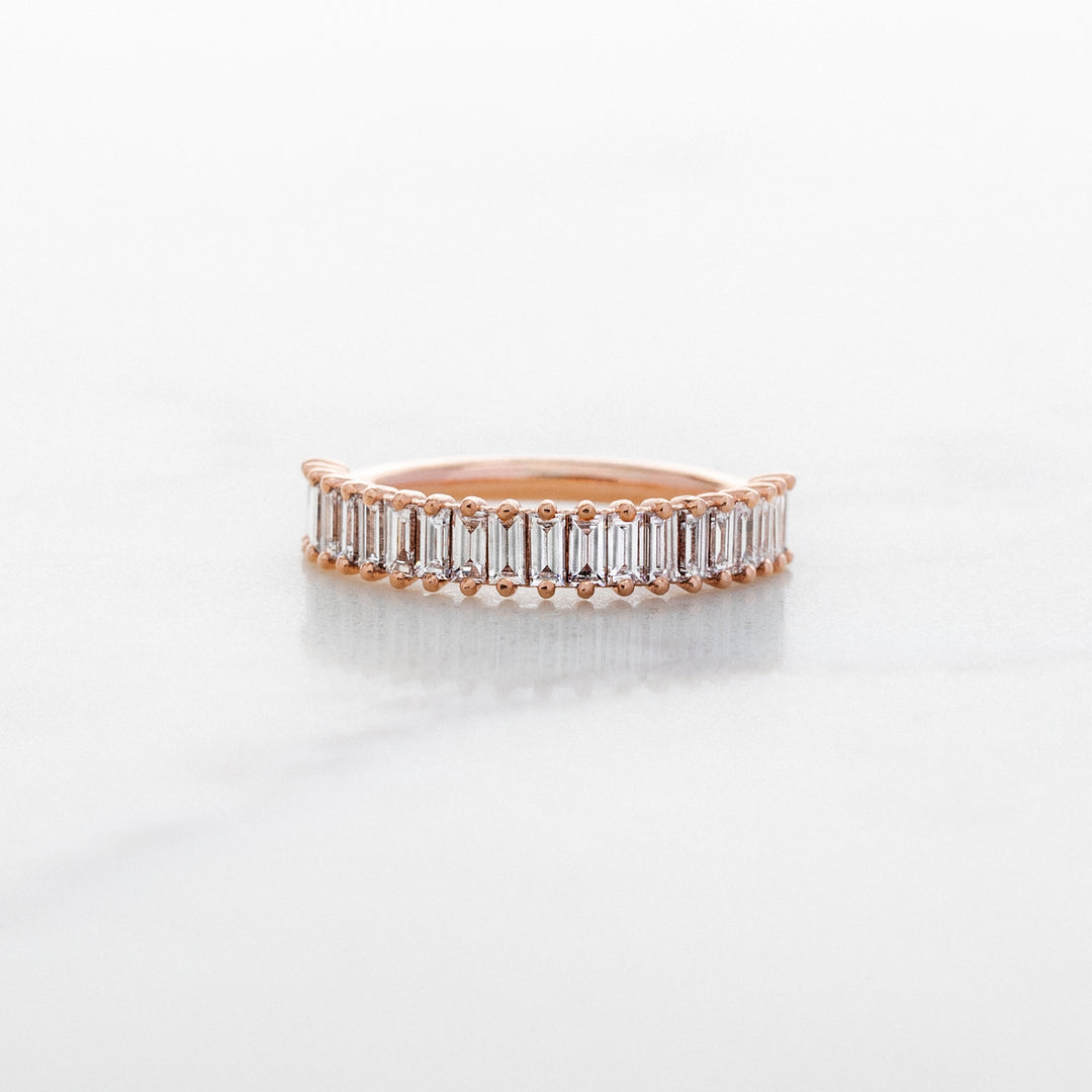 Bamboo Half Set Diamond Band