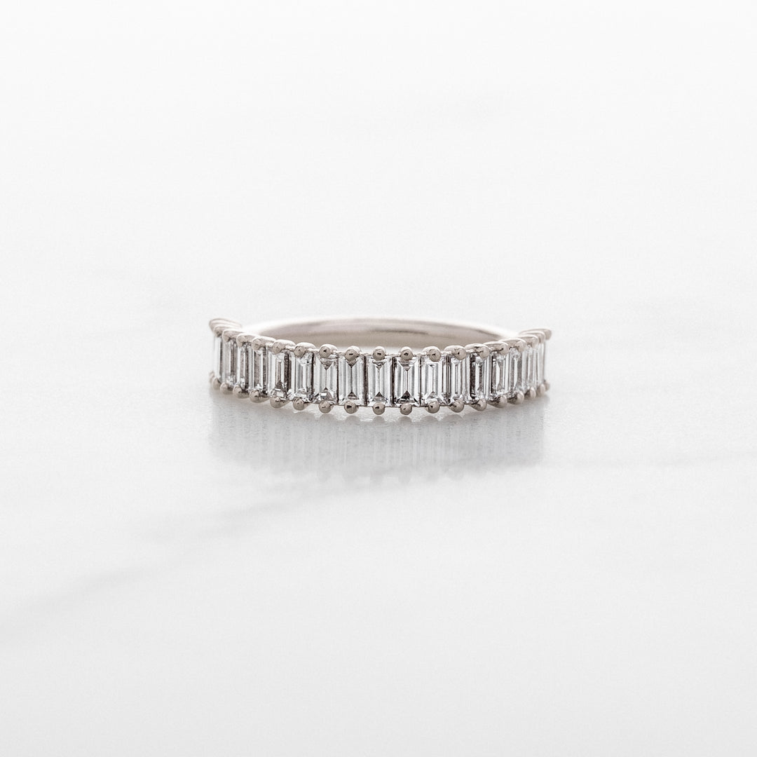 Bamboo Half Set Diamond Band