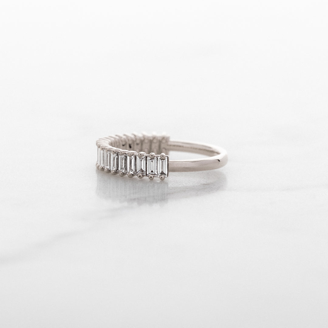Bamboo Half Set Diamond Band