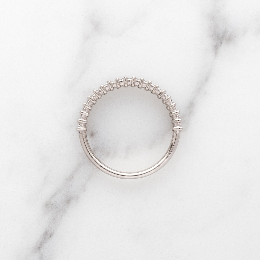 Bamboo Half Set Diamond Band
