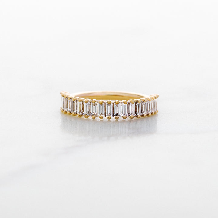 Bamboo Half Set Diamond Band