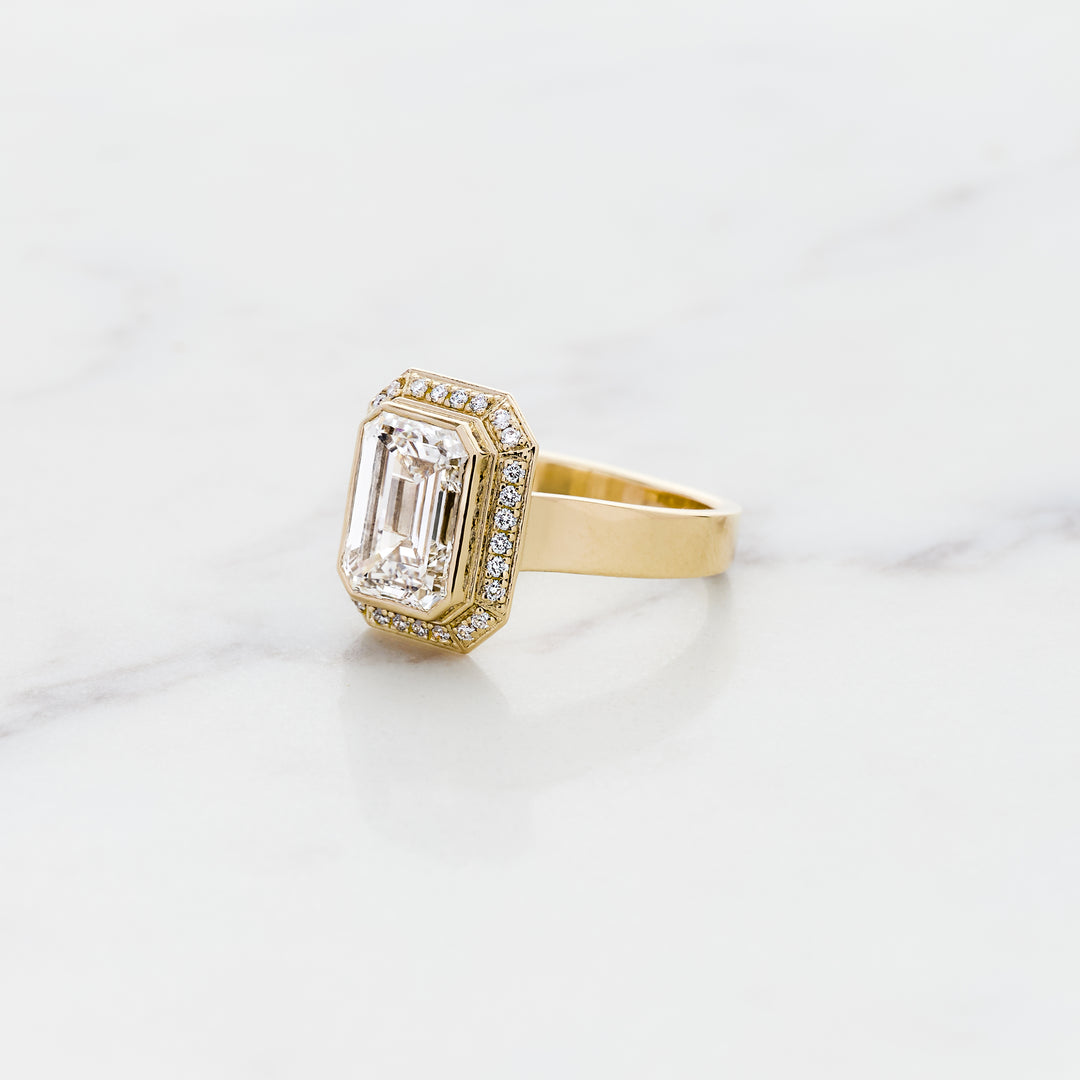 Signet Style Men's Engagement Ring