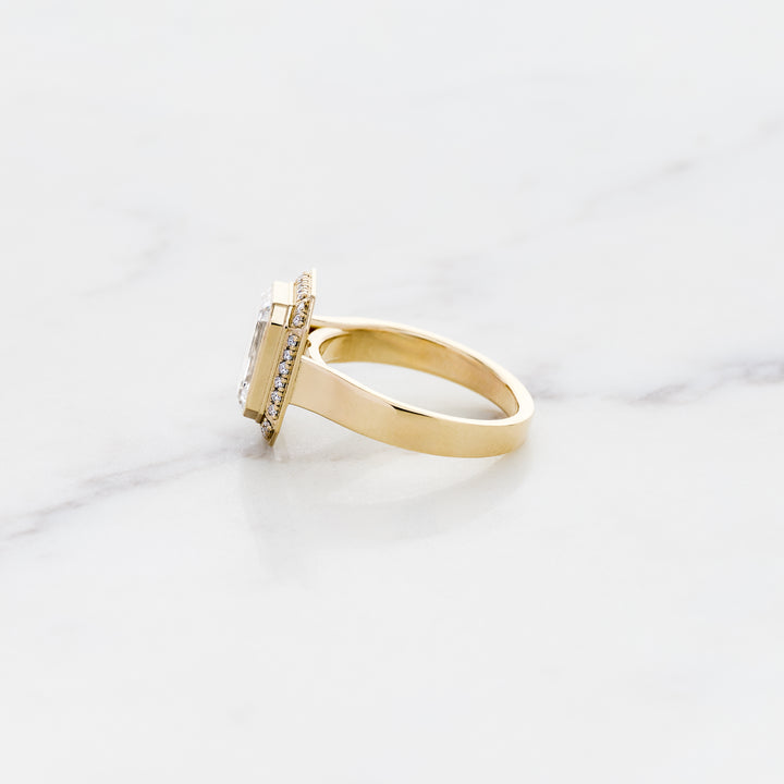 Signet Style Men's Engagement Ring