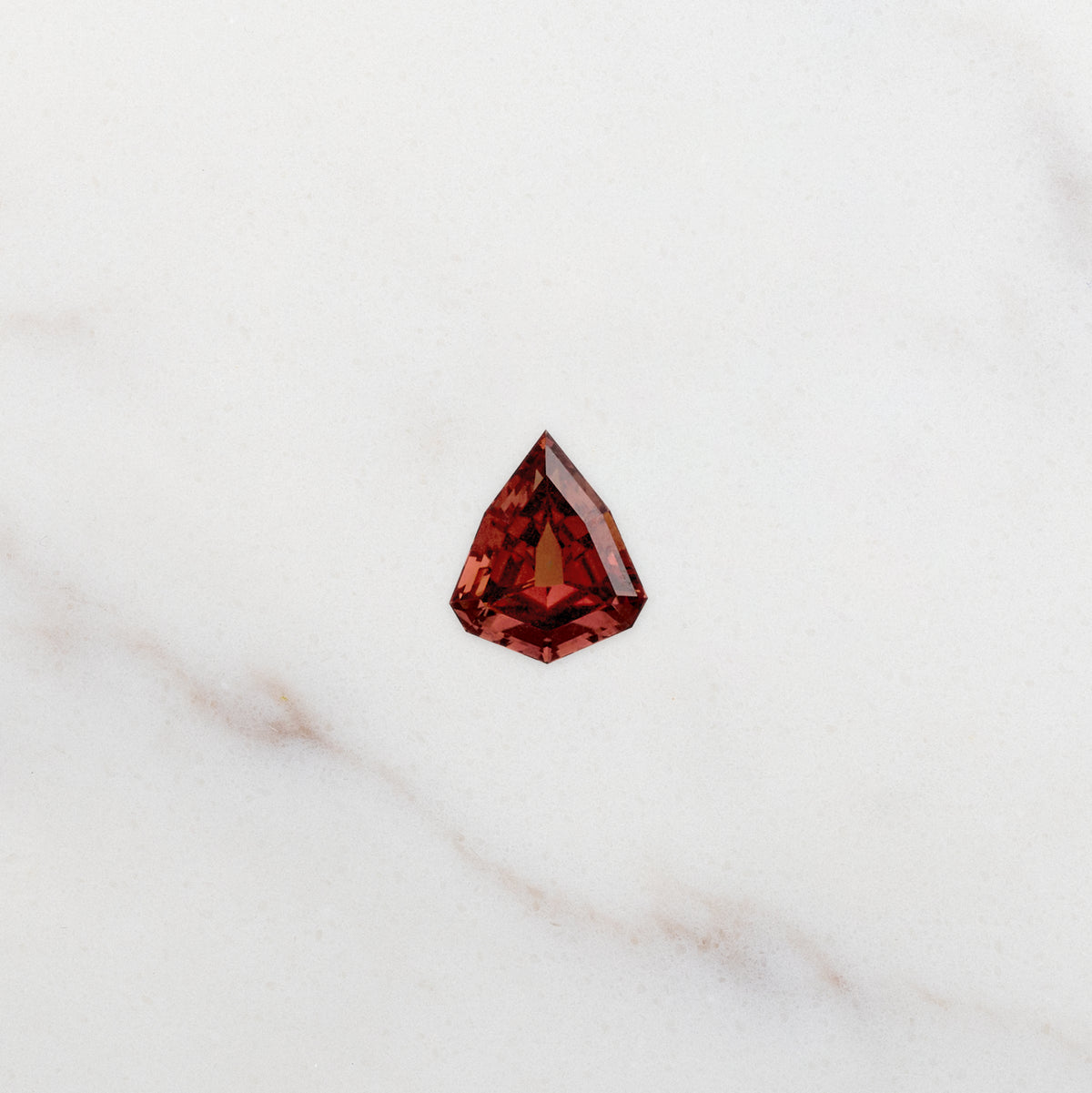 2.35ct Shield Cut Natural Red Sapphire