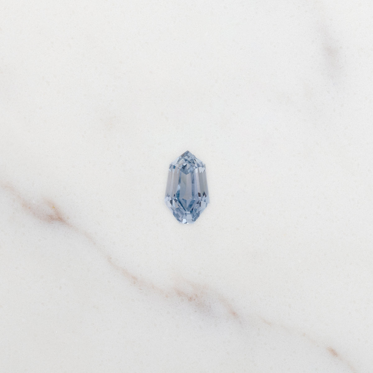 2.35ct Shield Cut Natural Blue Sapphire