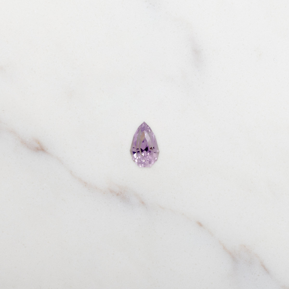 1.12ct Fancy Pear Cut Natural Purple Sapphire