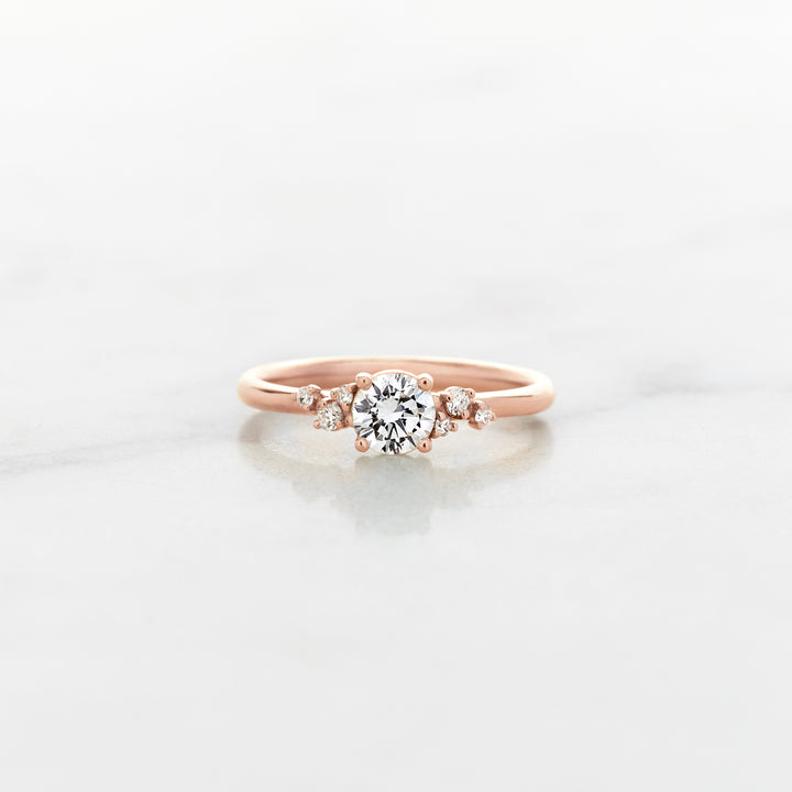 Petite Lupine Round Solitaire