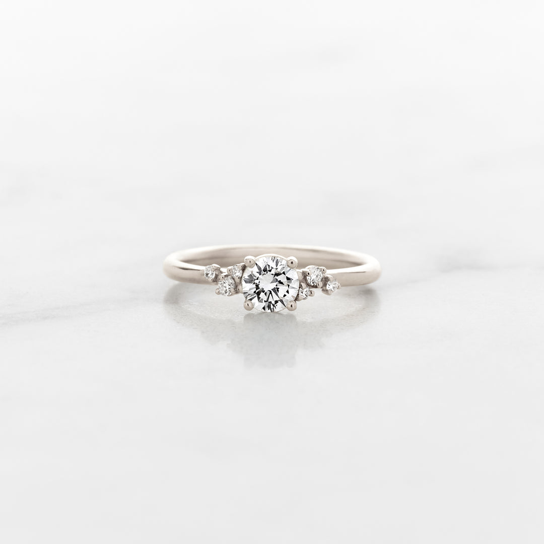 Petite Lupine Round Solitaire