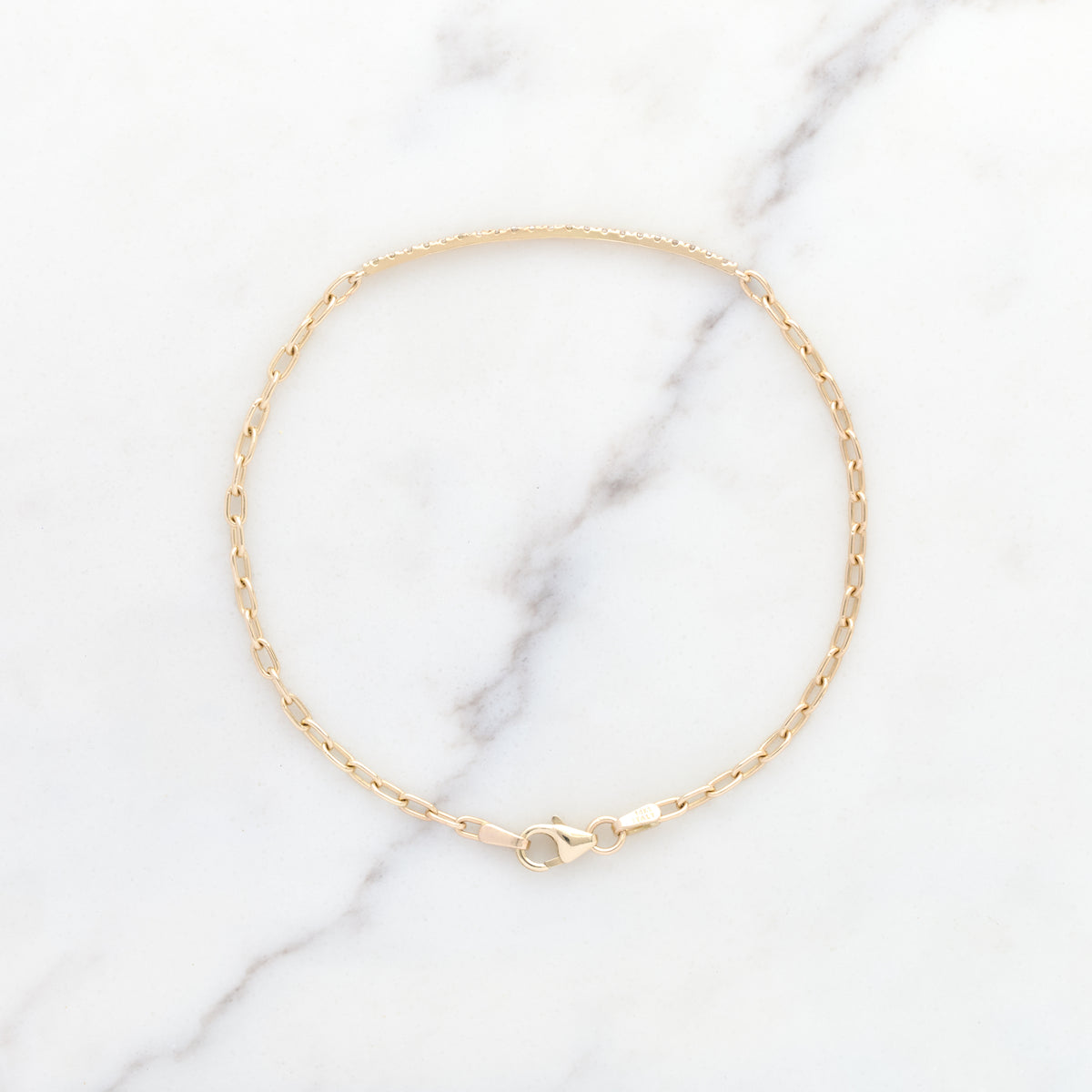 Diamond Bar Bracelet