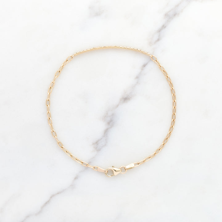 Diamond Bar Bracelet