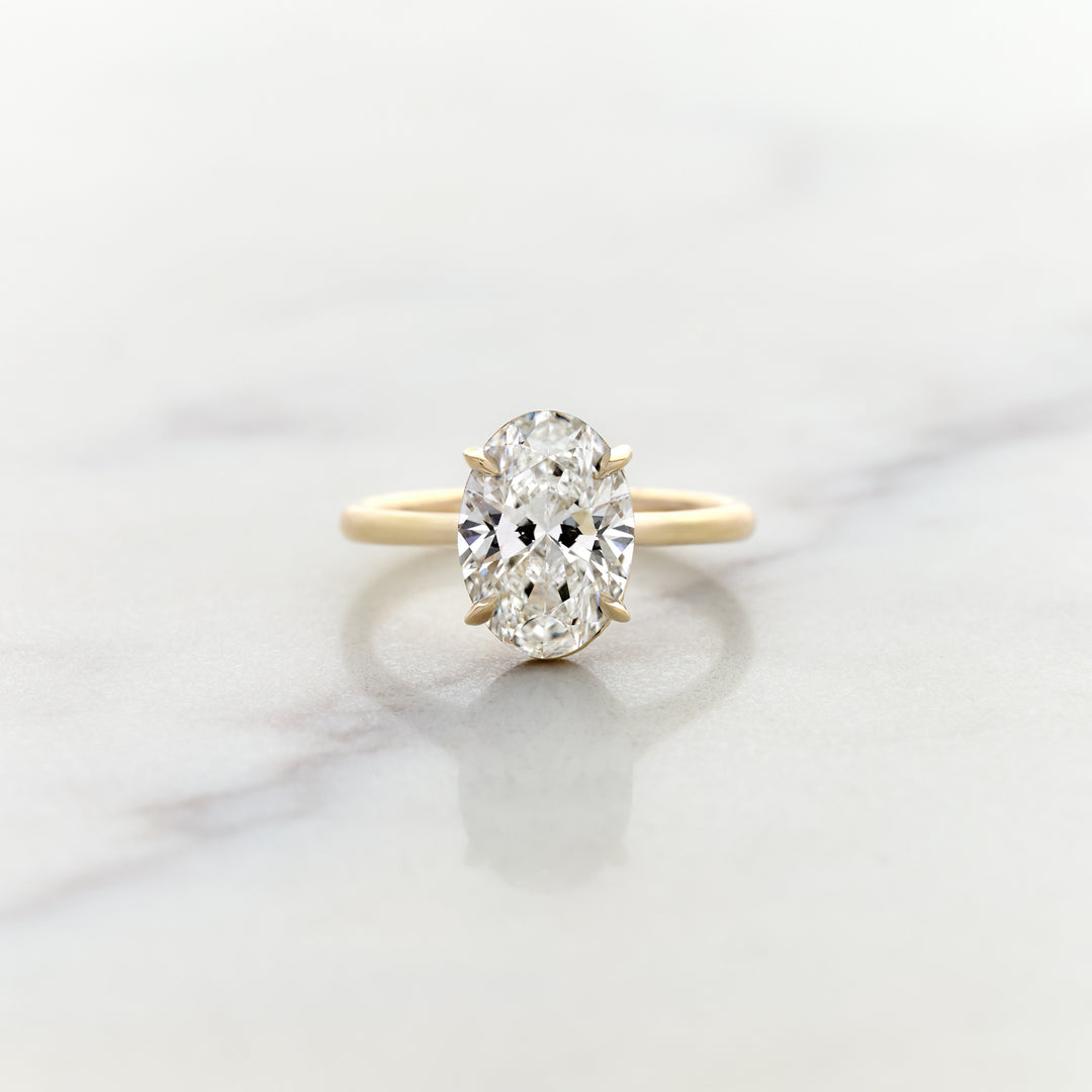 Hidden Claddagh Engagement Ring