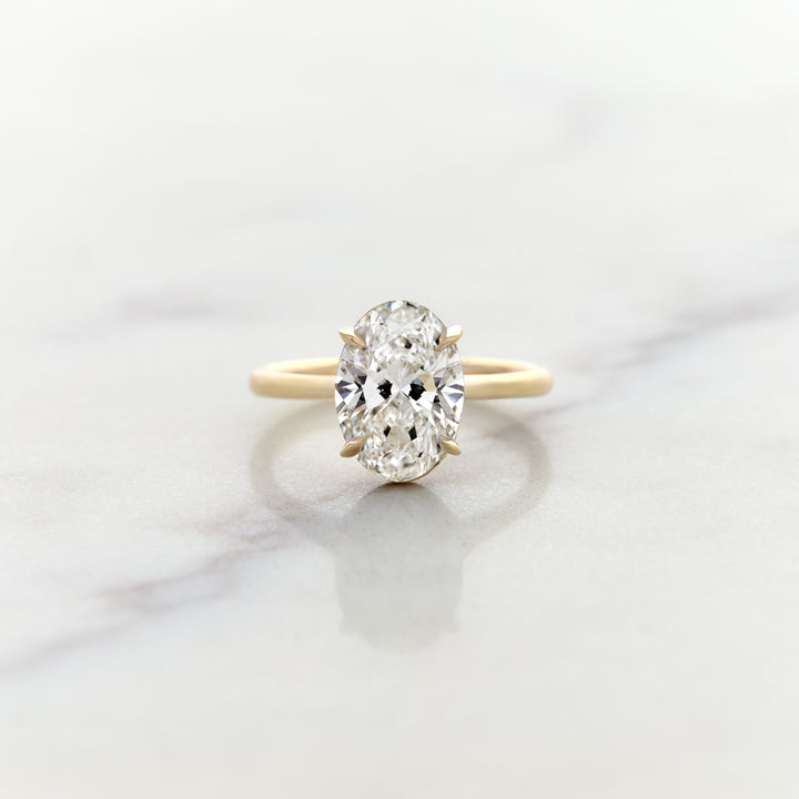 Hidden Claddagh Engagement Ring