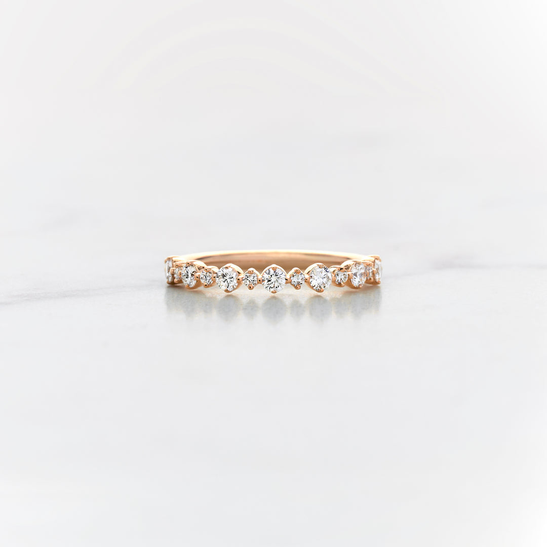 Violet Diamond Half Set Band