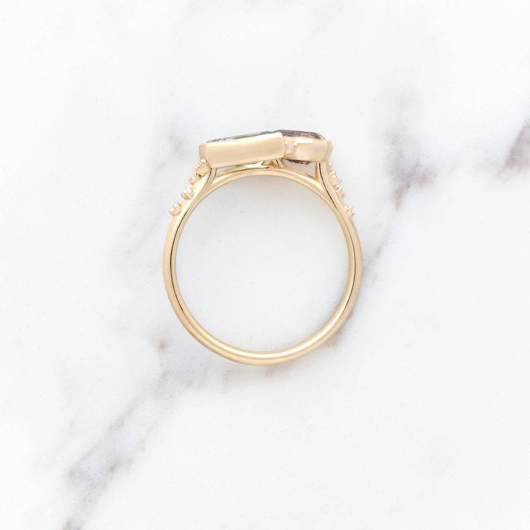 Two Sapphire Toi & Moi Ring