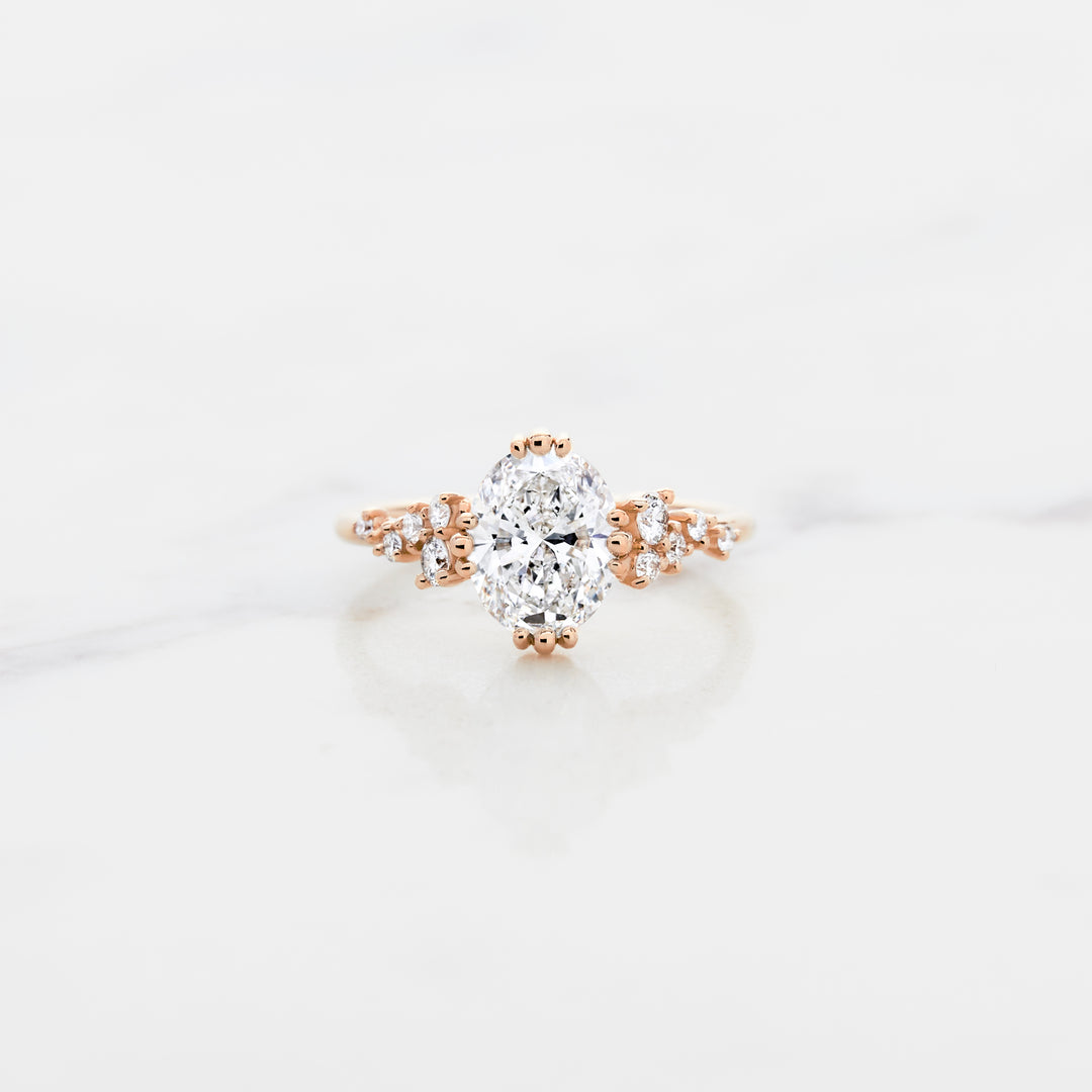 Lupine Oval Solitaire