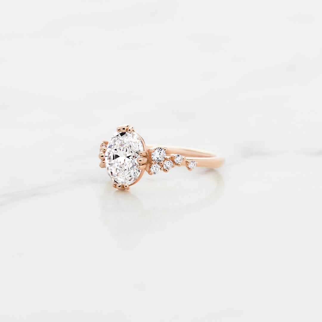 Lupine Oval Solitaire