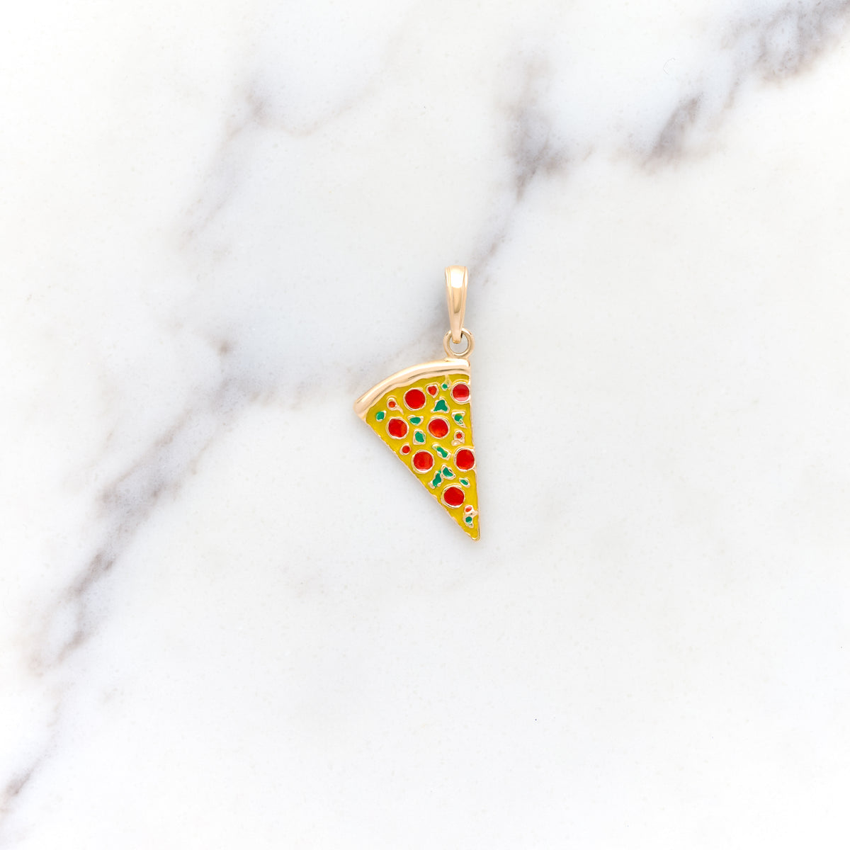 Enamel Pizza Charm