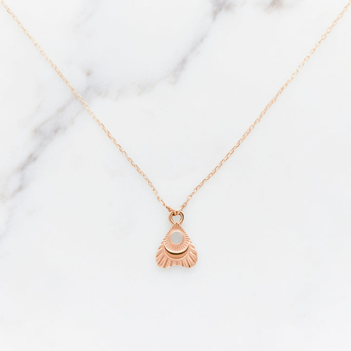 Gold Moon Planchette Necklace