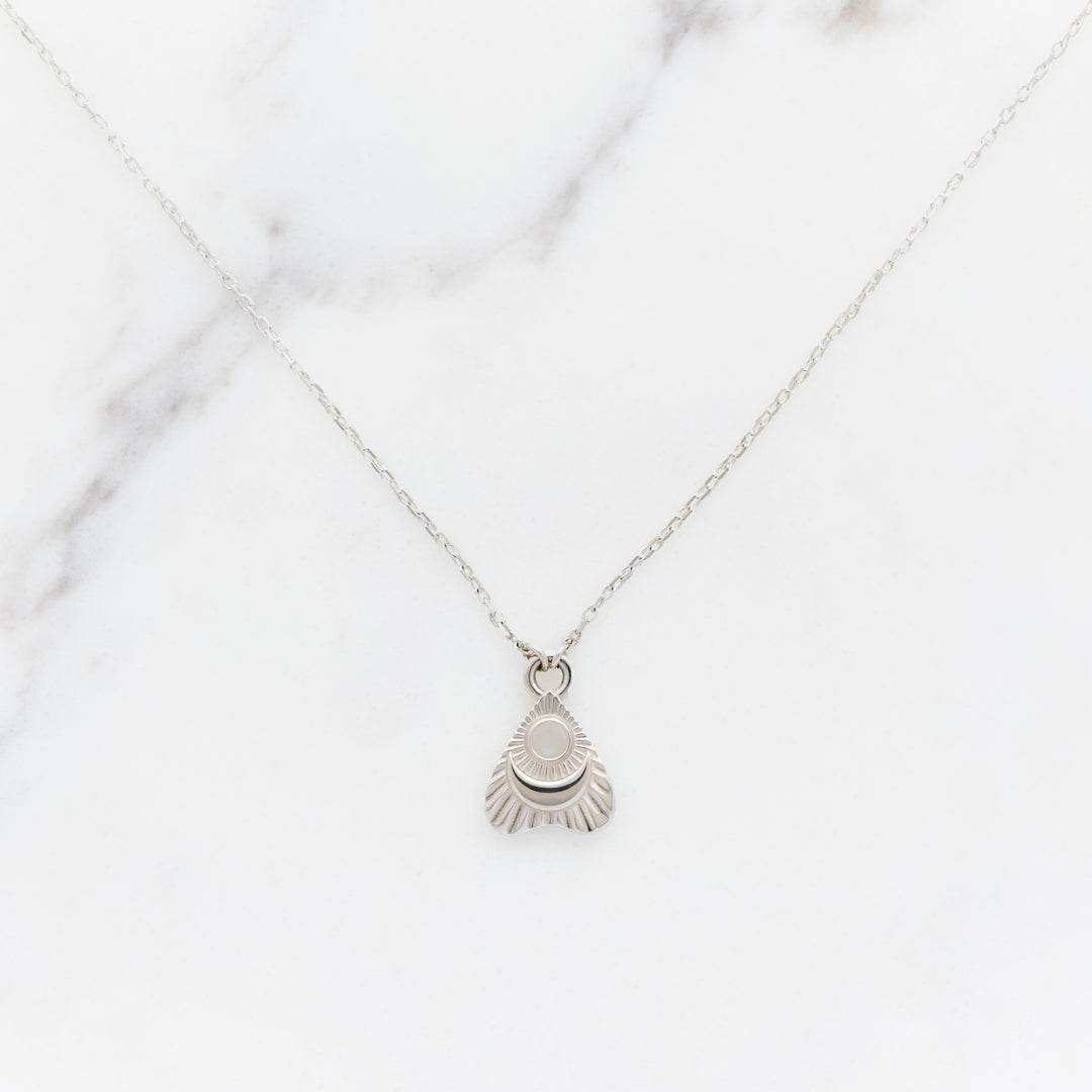 Gold Moon Planchette Necklace