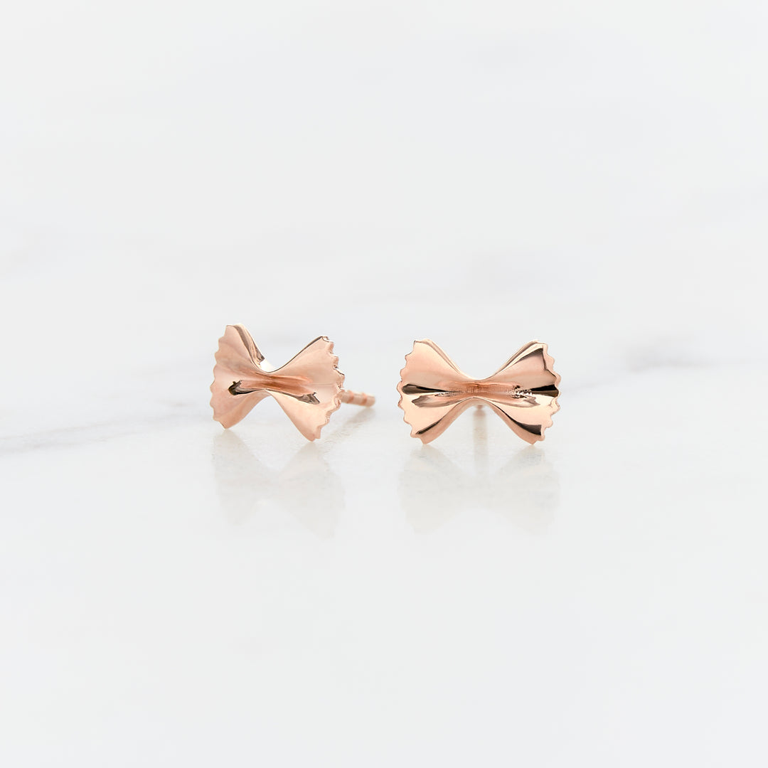 Bowtie Pasta Earrings
