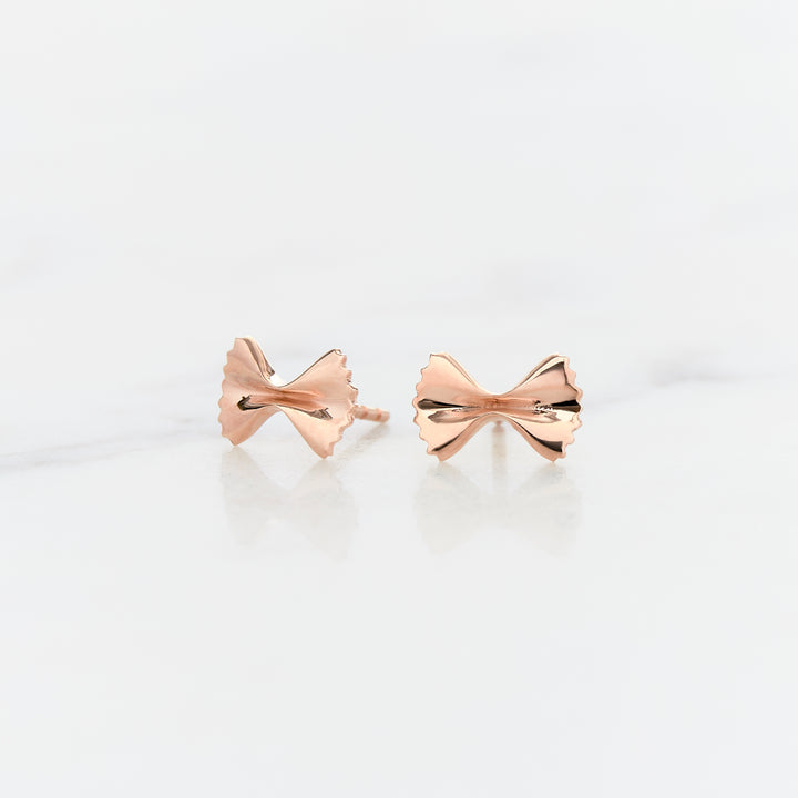 Bowtie Pasta Earrings