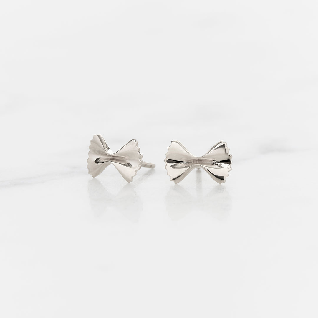 Bowtie Pasta Earrings
