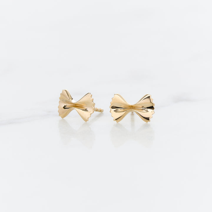 Bowtie Pasta Earrings