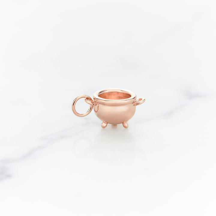 Gold Salem Cauldron Necklace or Charm