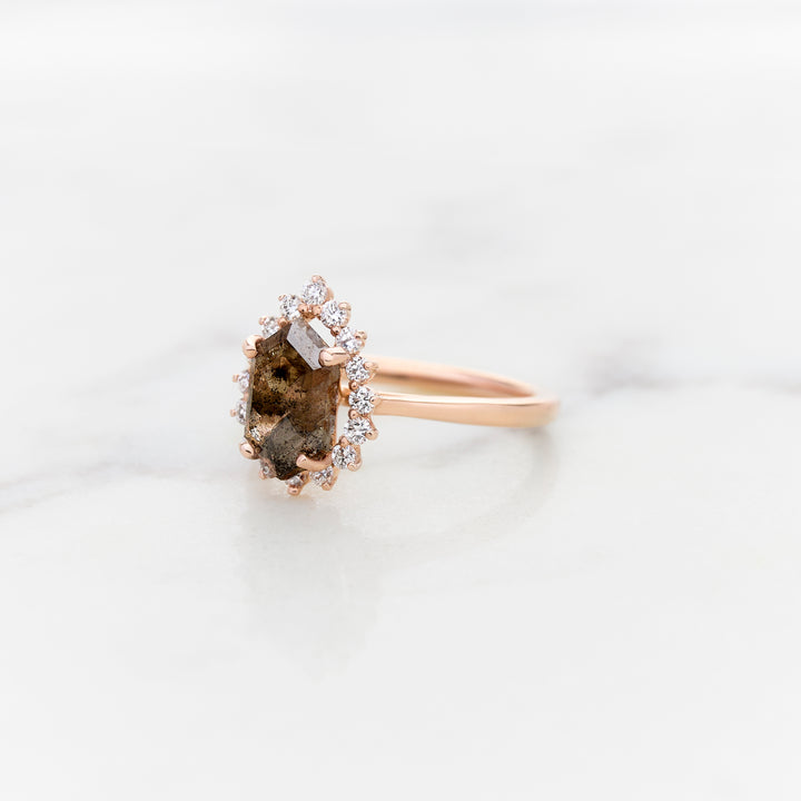 Hexagonal Galaxy Diamond in Edwardian Halo