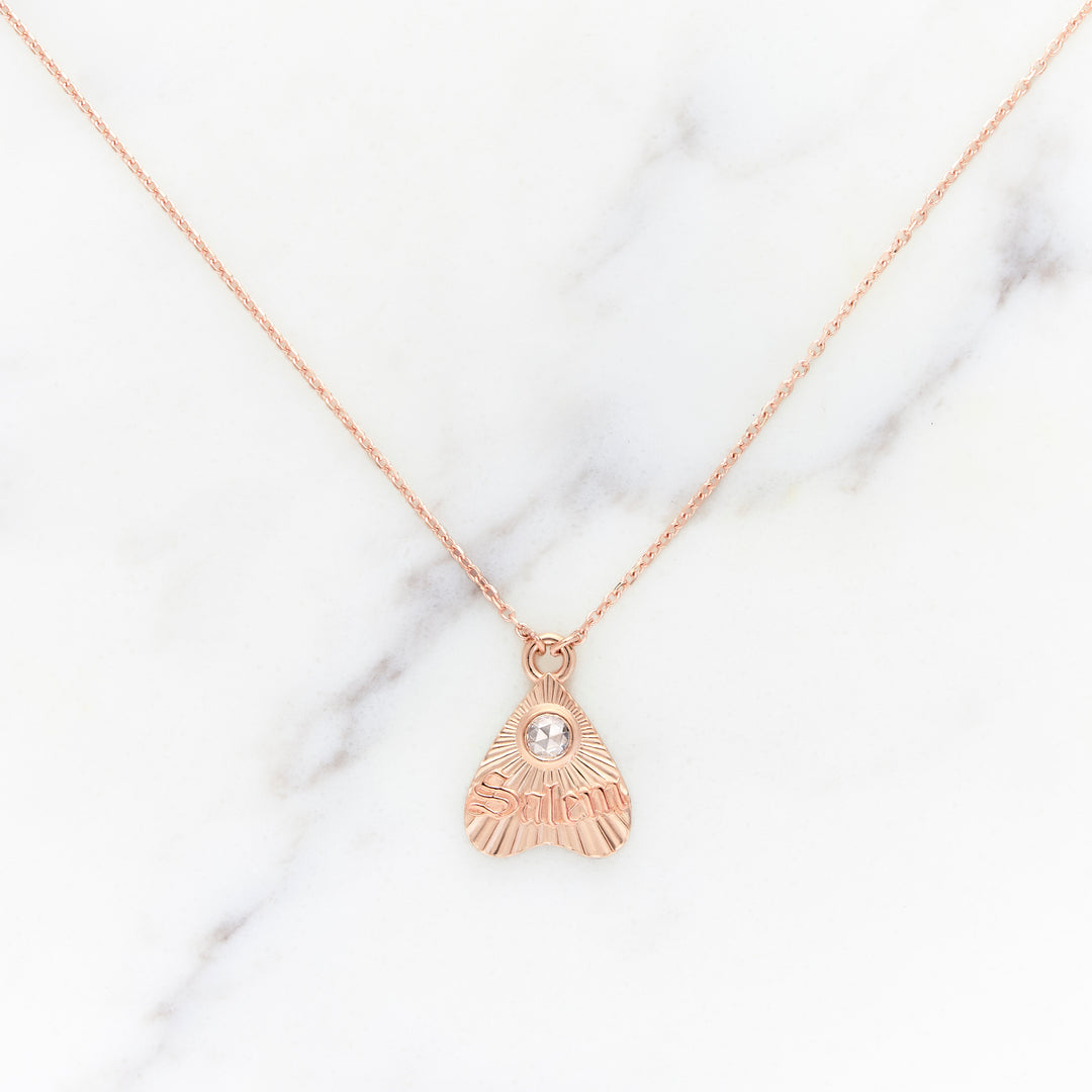 Gold Salem Diamond Planchette Necklace
