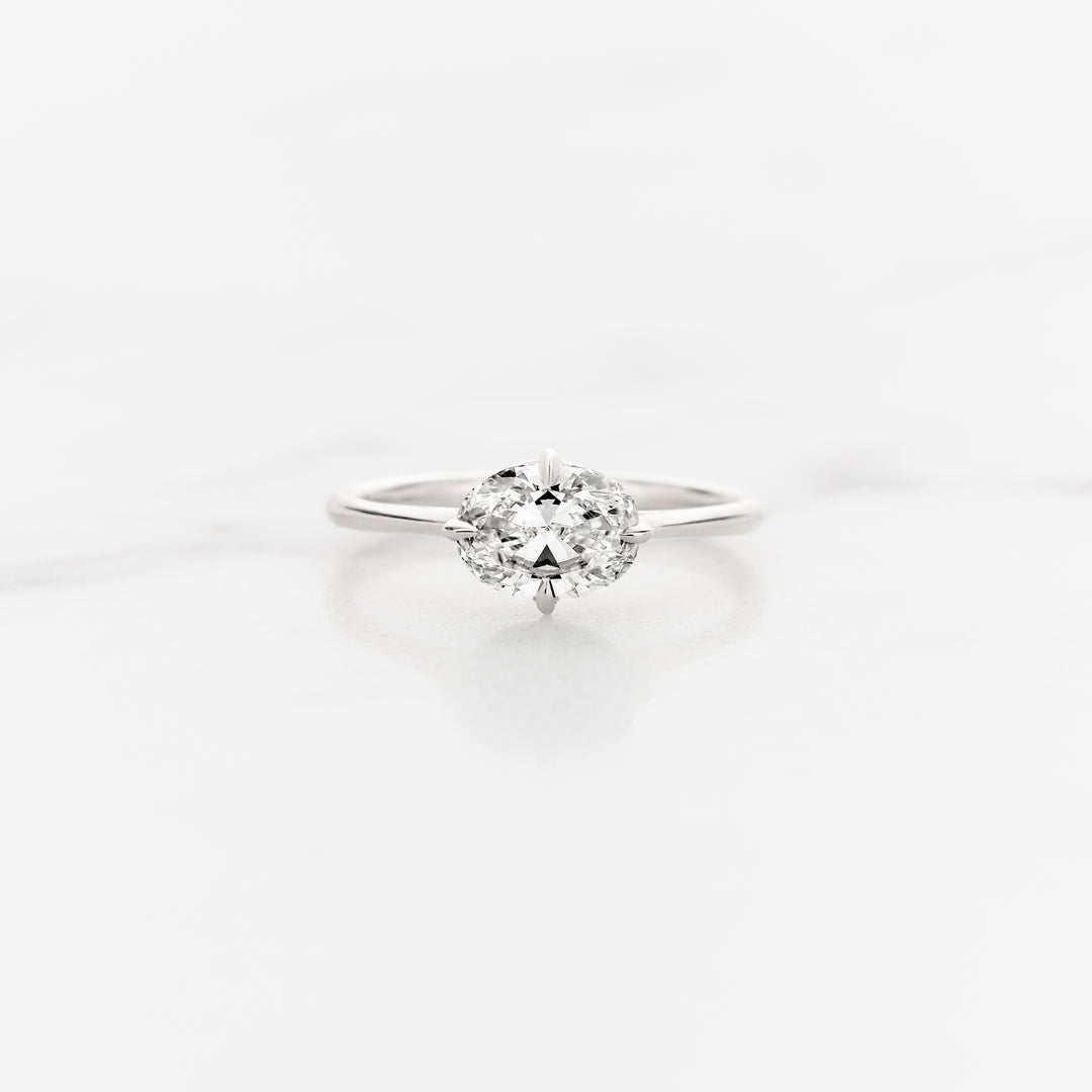 Myrtle Horizontal Oval Solitaire