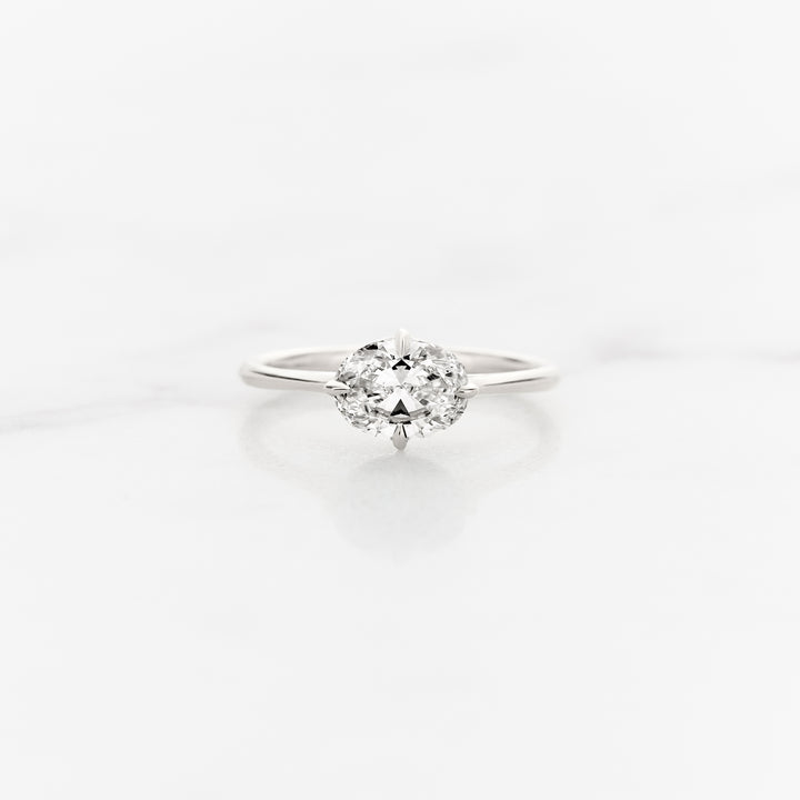 Myrtle Horizontal Oval Solitaire