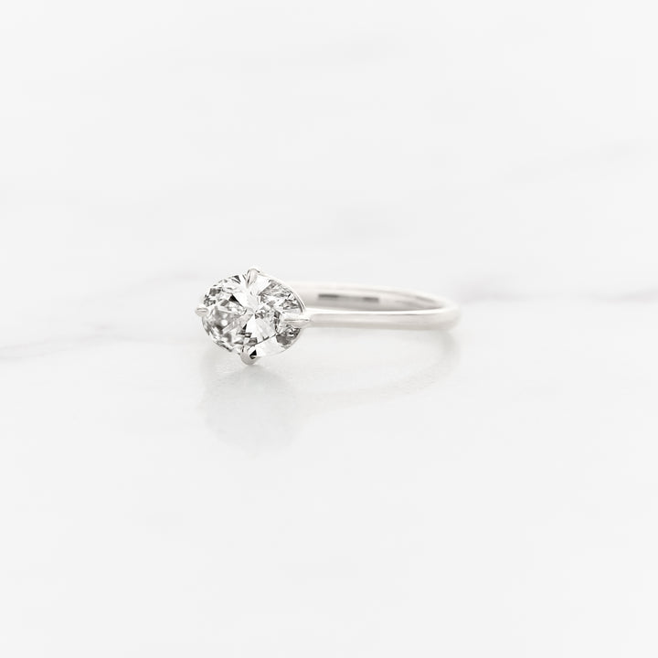 Myrtle Horizontal Oval Solitaire