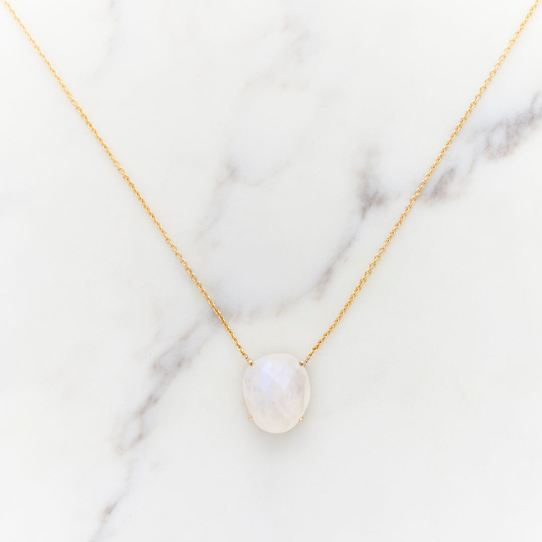 Rainbow Moonstone Necklace